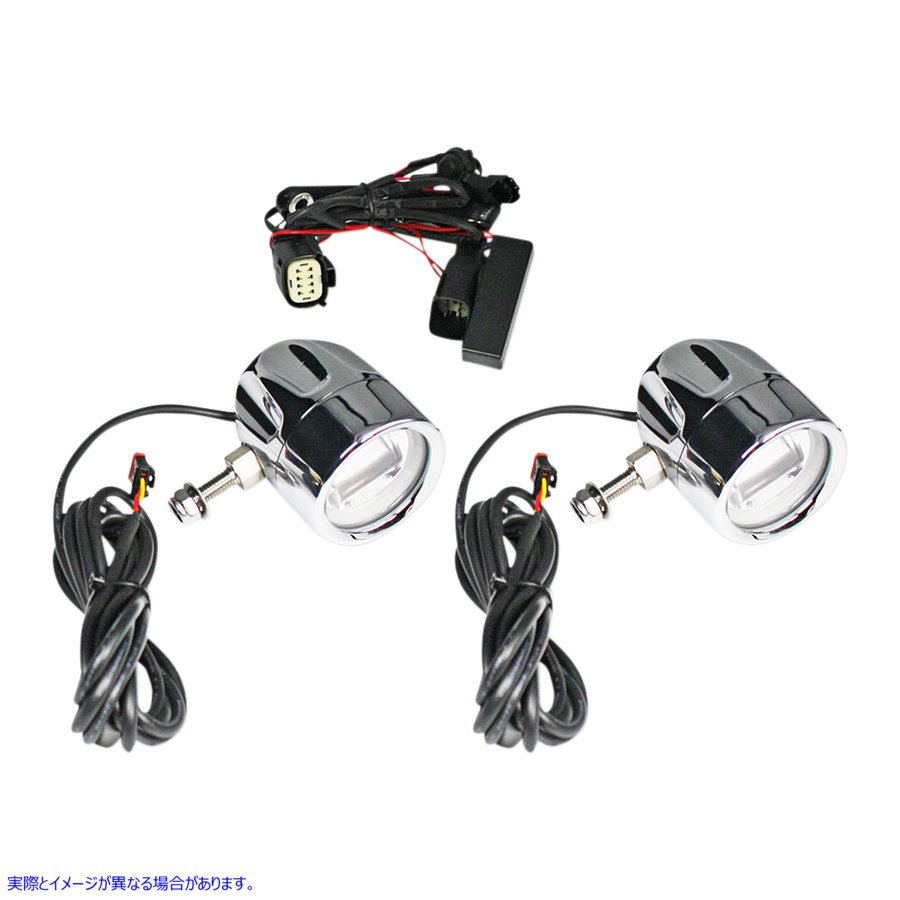 取寄せ LEDフォグランプ - SS6 - クローム カスタムダイナミクス Fog Light - Chrome - Clear Lens PB-FOG-SS6-C 20012200