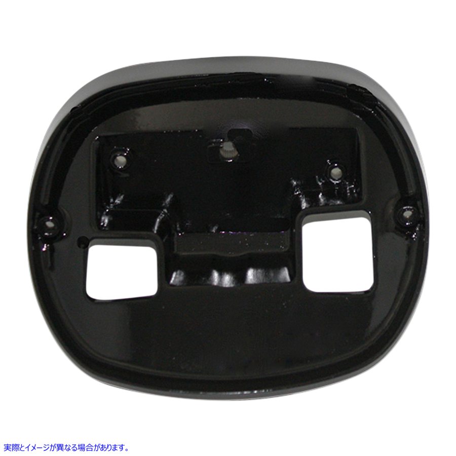 取寄せ テールライトベースプレート - ブラック カスタムダイナミクス Taillight Base Plate - Black TL-BASEPLATE-B 20101276