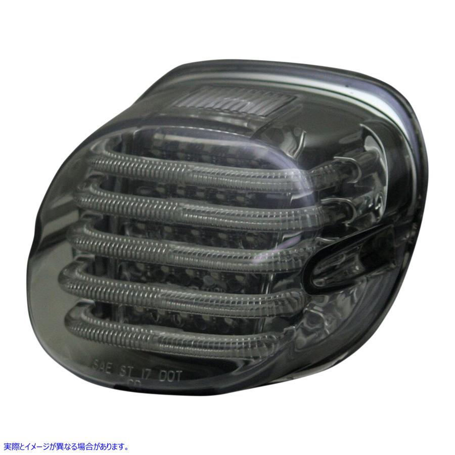 取寄せ テールライト - ナンバープレート照明ウィンドウ付き - スモーク カスタムダイナミクス Taillight - with Top License Plate Illumination Window - Smoke PB-TL-LPW-S 20101363