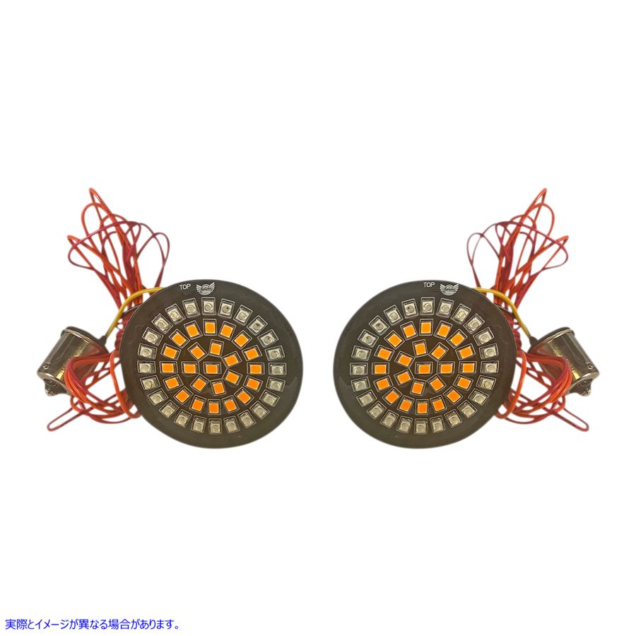 取寄せ バレットリアターンシグナル 1156 - アンバーレンズ カスタムダイナミクス Bullet Rear Turn Signal - 1156 - Amber Lens GEN-4-AR2-1156 20201890