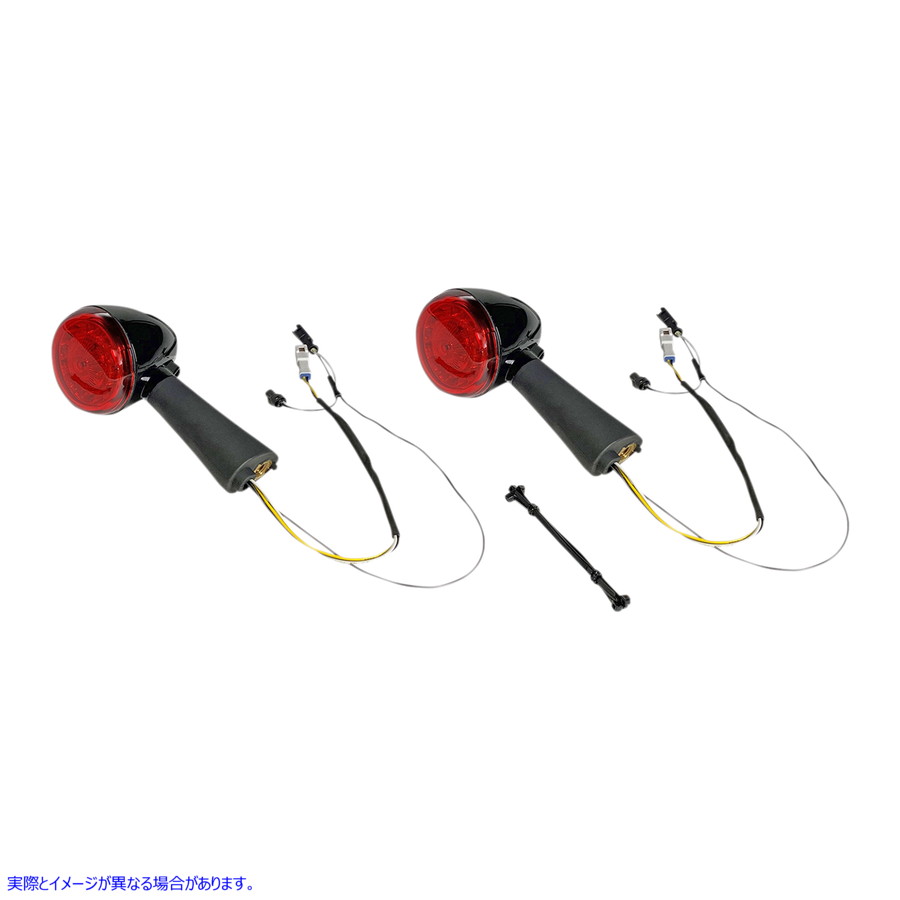 取寄せ リアLEDターンシグナルリング - ブラック - スカウト カスタムダイナミクス ProBEAMR LED Turn Signal - Rear - Black - Scout PB-SCOUT-RR-BR 20201914