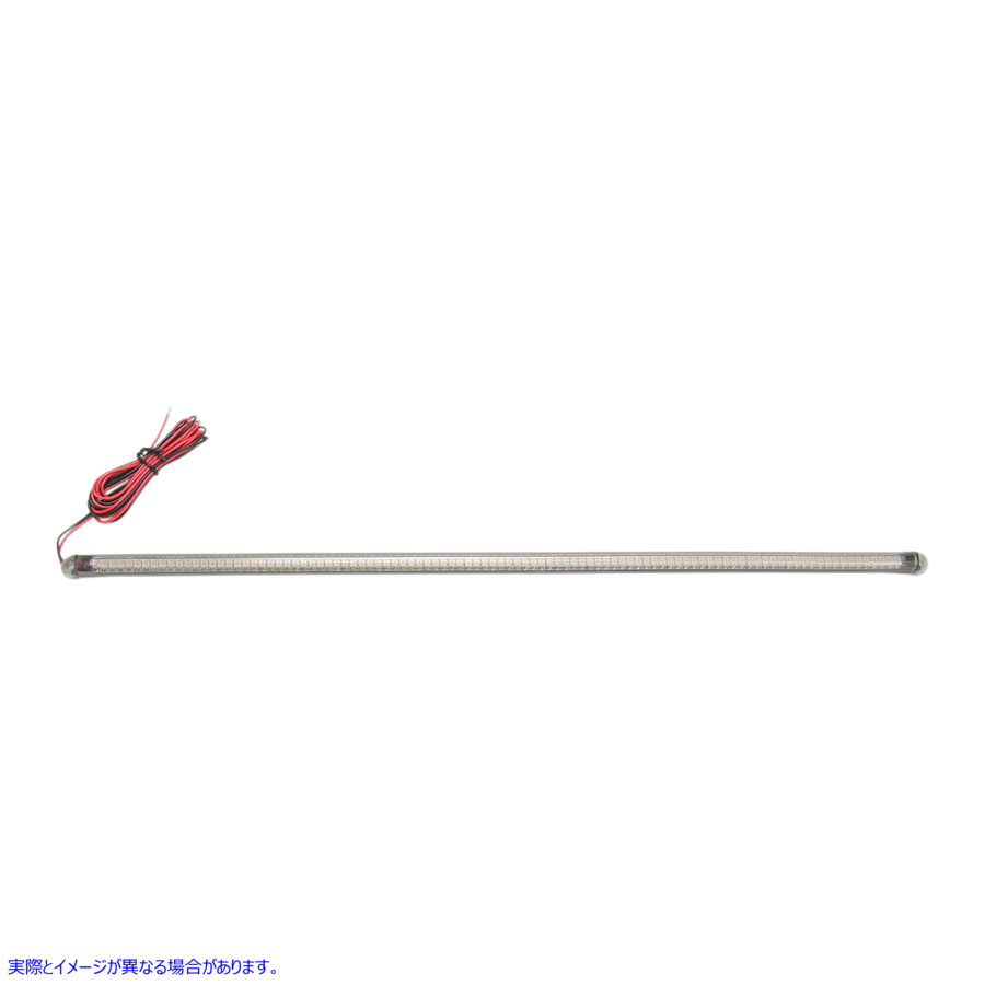 取寄せ TruFLEXR LEDストリップ - 12.8インチ - スモーク/レッド カスタムダイナミクス TruFLEXR LED Strip - 12-3/4 - Smoke/Red TF100RS 20400923