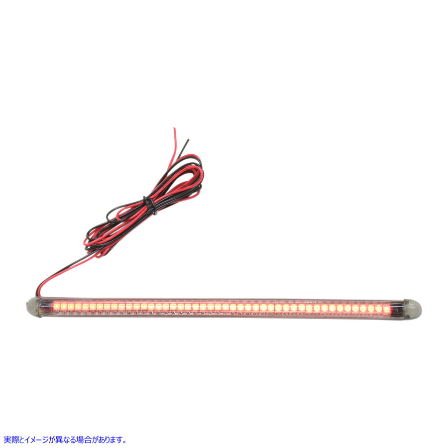 取寄せ TruFLEXR LEDストリップ - 6.3インチ - レッド/スモーク カスタムダイナミクス TruFLEXR LED Strip - 6-1/4 - Red/Smoke TF45RS 20400945