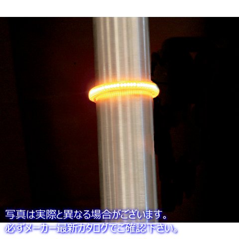 取寄せ WRAPZR フォークライト - 39 mm - アンバーレンズ カスタムダイナミクス WRAPZR Fork Lights - 39 mm - Amber Lens TW39AA 20400950