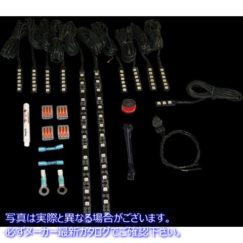 取寄せ ライト付きエンジンキット - インド カスタムダイナミクス Lighted Engine Kit - Indian CD-IND-TMWK1BM 20402161