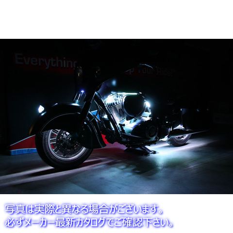 取寄せ ホイールライト - インディアン - ホワイト カスタムダイナミクス MagicFLEXR2 Wheel Light - Indian - White M2WK1-IND-WHITE 20402199