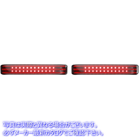 取寄せ サドルバッグライト - クローム/スモーク カスタムダイナミクス Saddlebag Lights - Chrome/Smoke PB-SB-HD-CS 20402275
