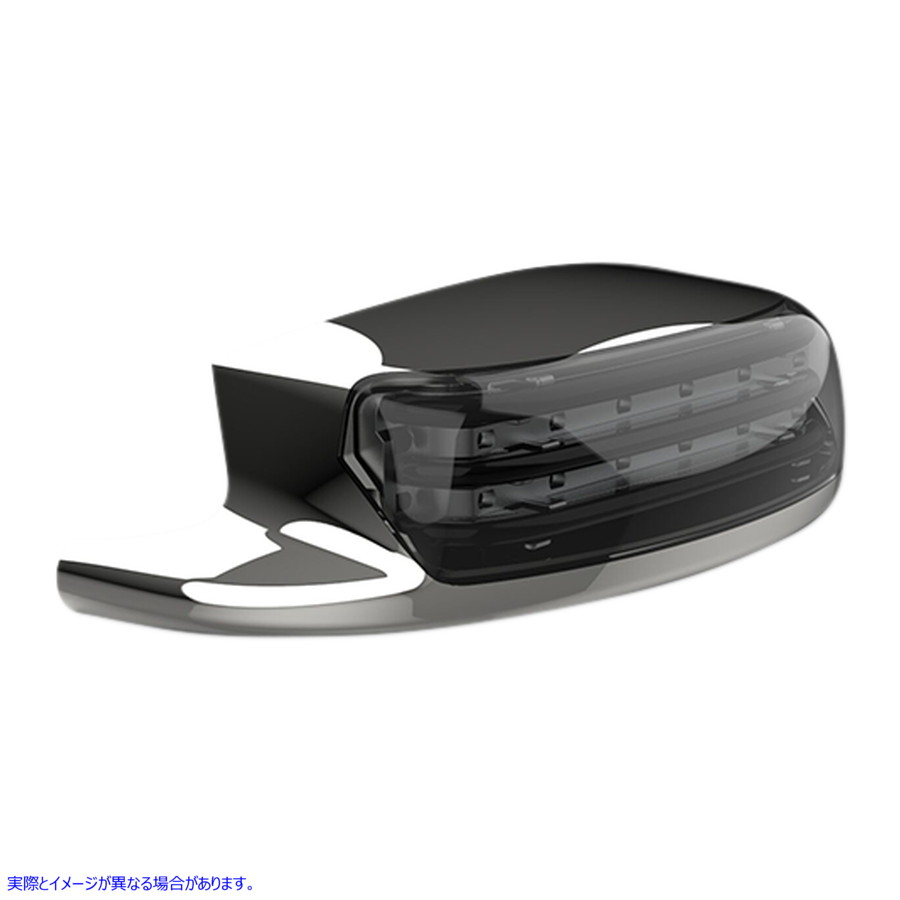 取寄せ フェンダーチップライト - スモークレンズ - クローム カスタムダイナミクス Fender Tip Light - LED - Smoke Lens - Chrome PB-FT-TOUR-S-C 20402354