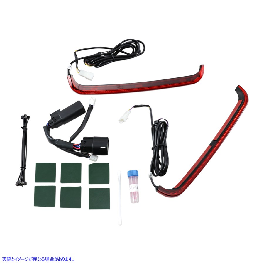 取寄せ サドルバッグライト - 10-13 - レッドレンズ カスタムダイナミクス Saddlebag Lights - '10-'13 - Red Lens CD-LP-SS6-R 20402361