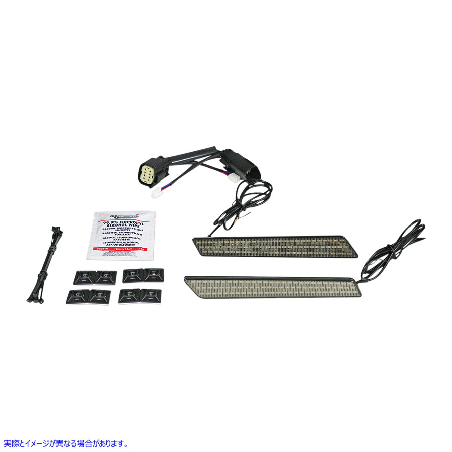 取寄せ サドルバッグラッチライト - SS8 - スモーク カスタムダイナミクス Saddlebag Latch Lights - SS8 - Smoke CD-LATCH-SS8-S 20402482