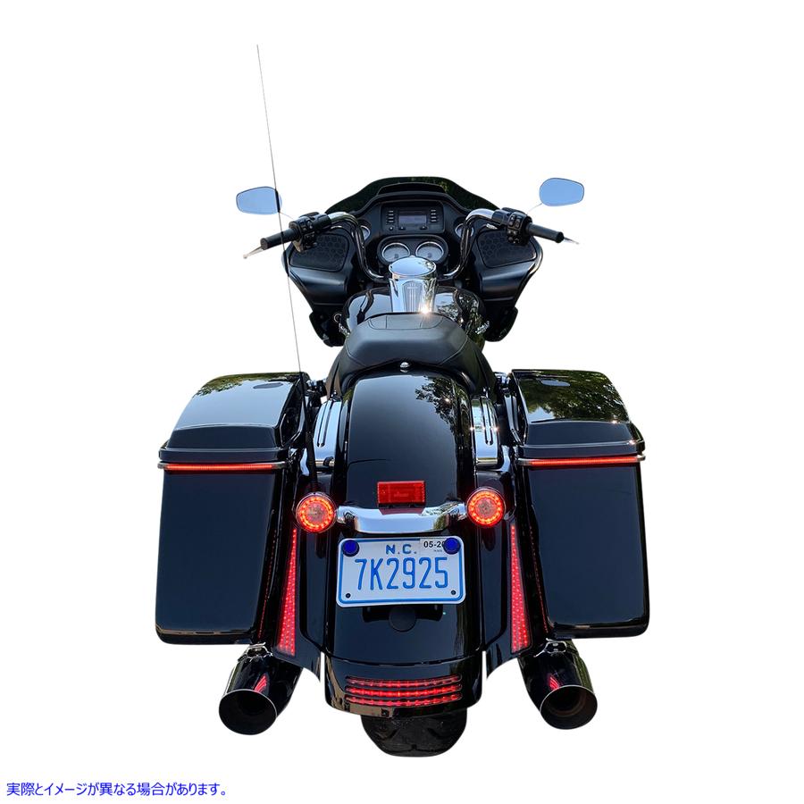 取寄せ ファシア LED ライトパネル - ブラック/スモーク カスタムダイナミクス Fascia LED Light Panels - Black/Smoke CD-FASCIA-BCMSB 20402511