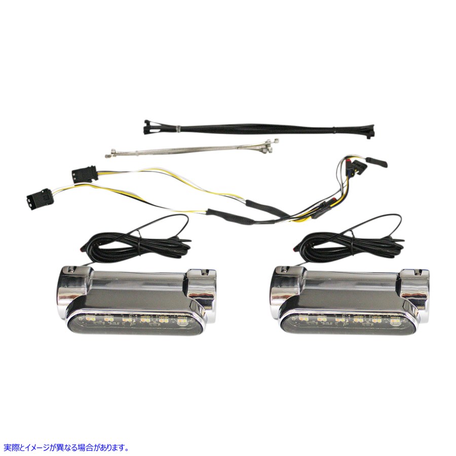 取寄せ エンジンガードライト - FLH - クローム カスタムダイナミクス Engine Guard Light - Chrome - FLH CD-CB-AW-BCM-C 20402528