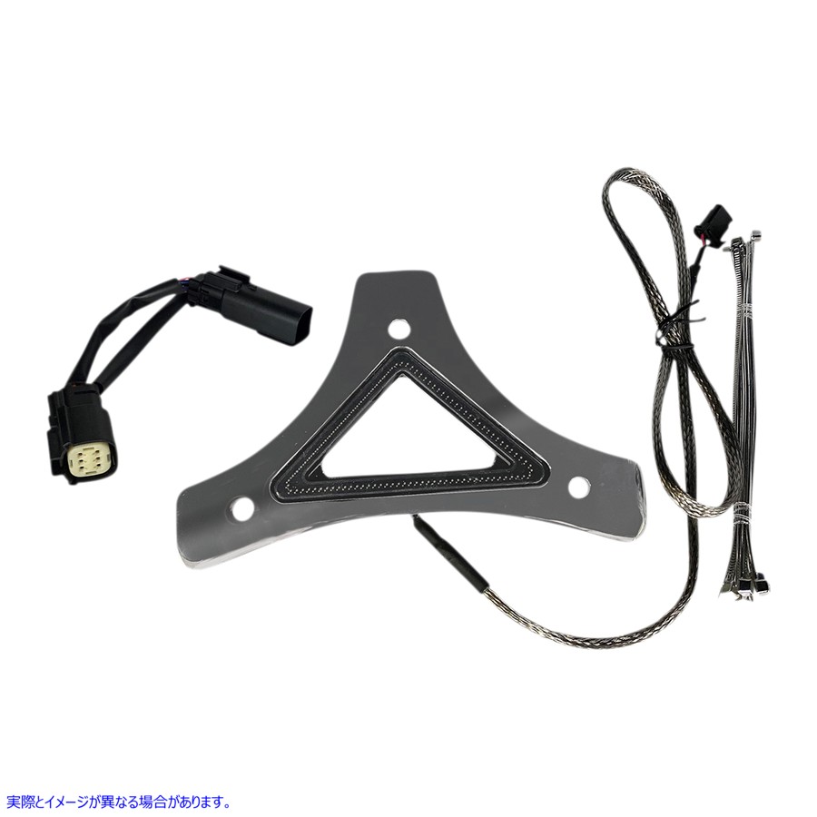 取寄せ LEDバックレストライト - ラン/ブレーキ - クローム カスタムダイナミクス LED Backrest Light - Run/Brake - Chrome CD-BR-SS6-C 20402610