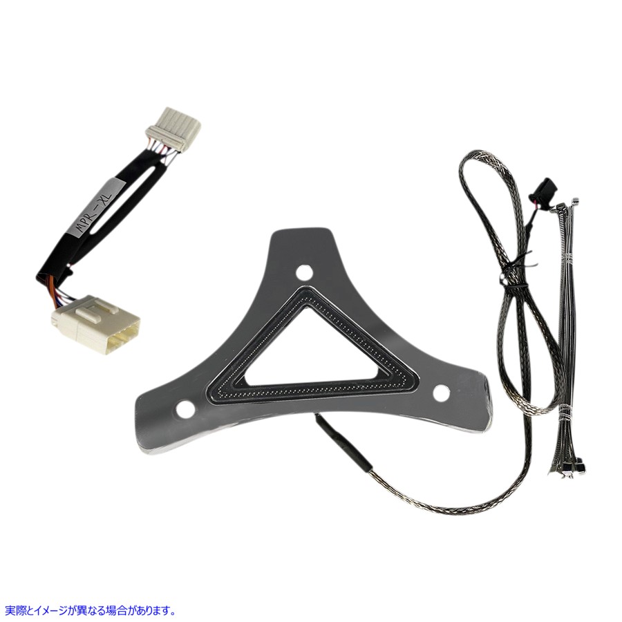 取寄せ LEDバックレストライト - ラン/ブレーキ - クローム カスタムダイナミクス LED Backrest Light - Run/Brake - Chrome CD-BR-XL-C 20402612