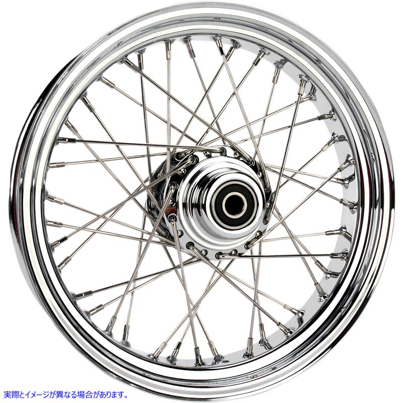 【取寄せ】ドラッグスペシャリティーズ DRAG SPECIALTIES 0203-0060 Front 40 Spoke Single Disc 16 x 3.