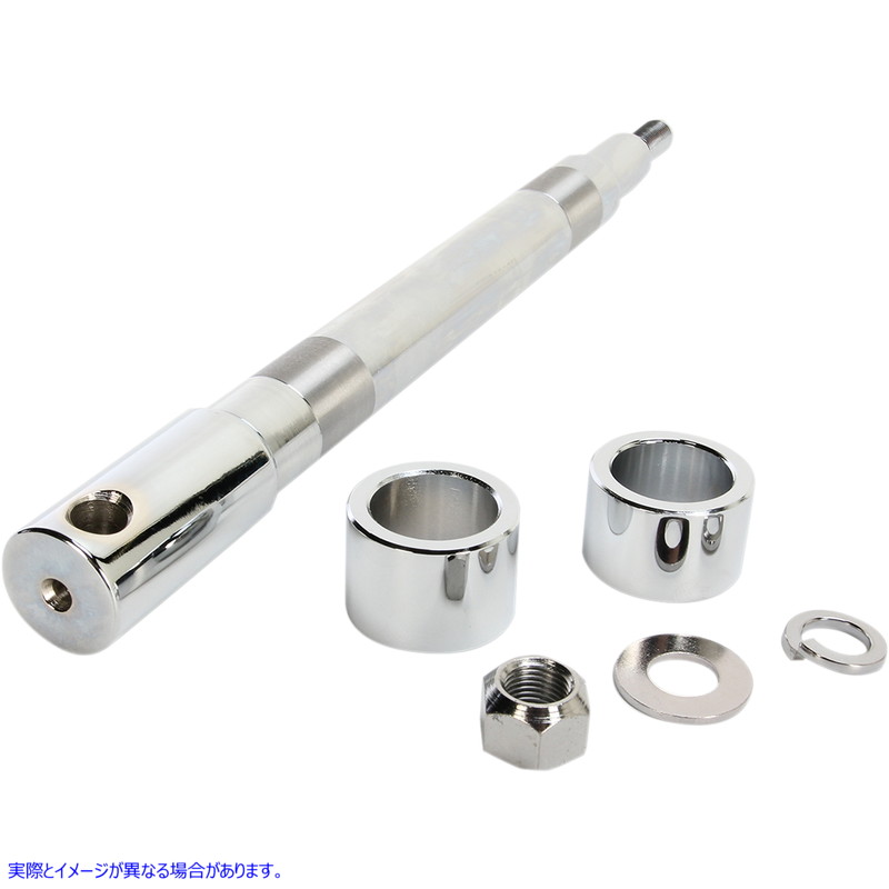 取寄せ アクスルキット - フロント - クローム - 00-07 FLT ドラッグスペシャリティーズ Axle Kit - Front - Chrome - '00-'07 FLT 0214-0954 02140954