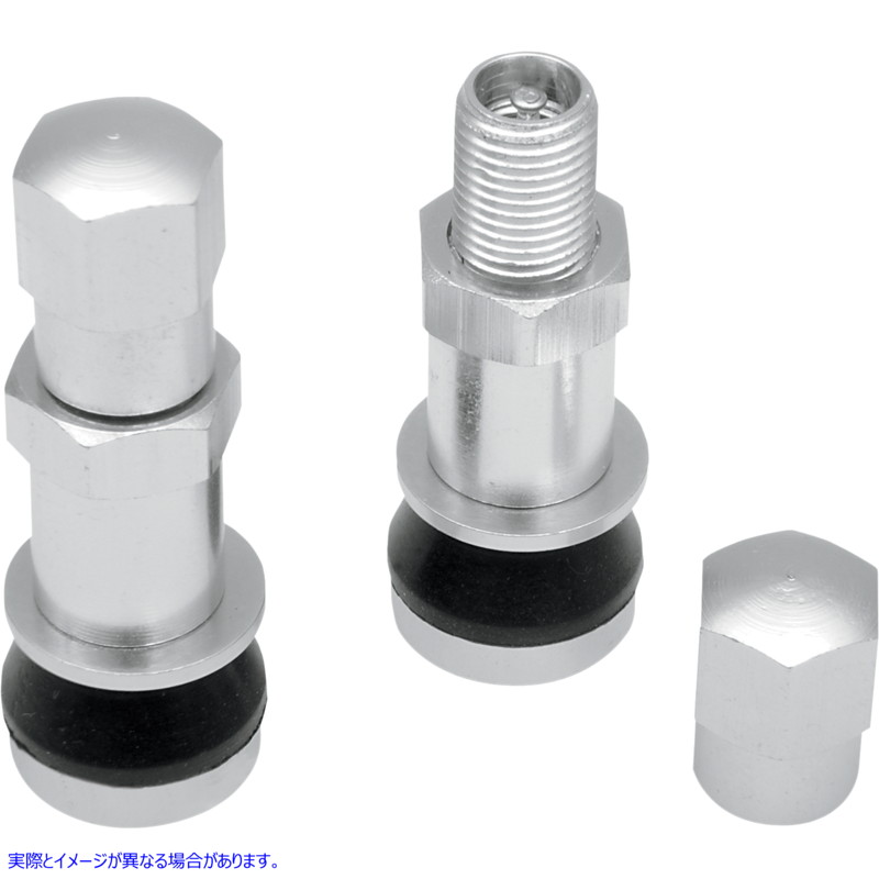 取寄せ ボルトインバルブステム ドラッグスペシャリティーズ Valve Stem - Bolt-In - Chrome 0360-0010 03600010
