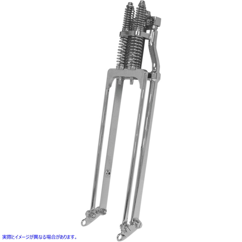 取寄せ Springer Fork - Lifts 4.00」 ドラッグスペシャリティーズ Springer Forks - Chrome - Extends +4 0401-0076 04010076