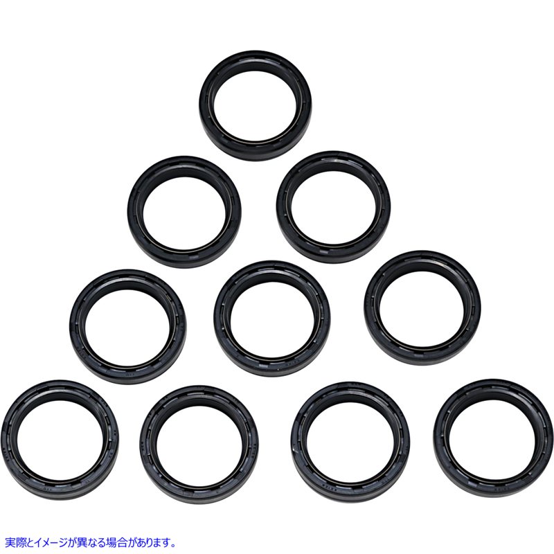 取寄せ フォークオイルシール - 39 mm - ショーワフォーク - 10個パック ドラッグスペシャリティーズ Fork Oil Seals - 39 mm - Showa Forks - 10-Pack 0407-0667 04070667