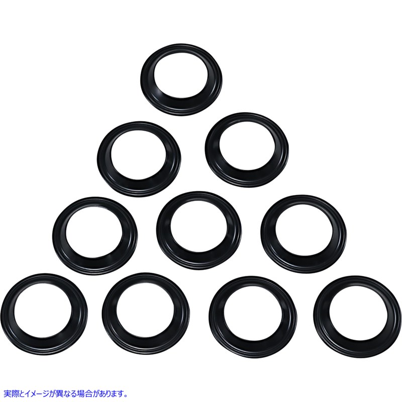 取寄せ フォークワイパーシール - 39 mm - ショーワフォーク - 10個パック ドラッグスペシャリティーズ Fork Wiper Seals - 39 mm - Showa Forks - 10-Pack 0407-0671 04070671