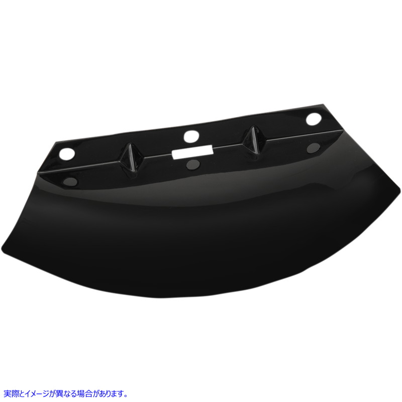 取寄せ フロントフォークエアバッフル - ブラック ドラッグスペシャリティーズ Front Fork Air Baffle - Black 0409-0015 04090015