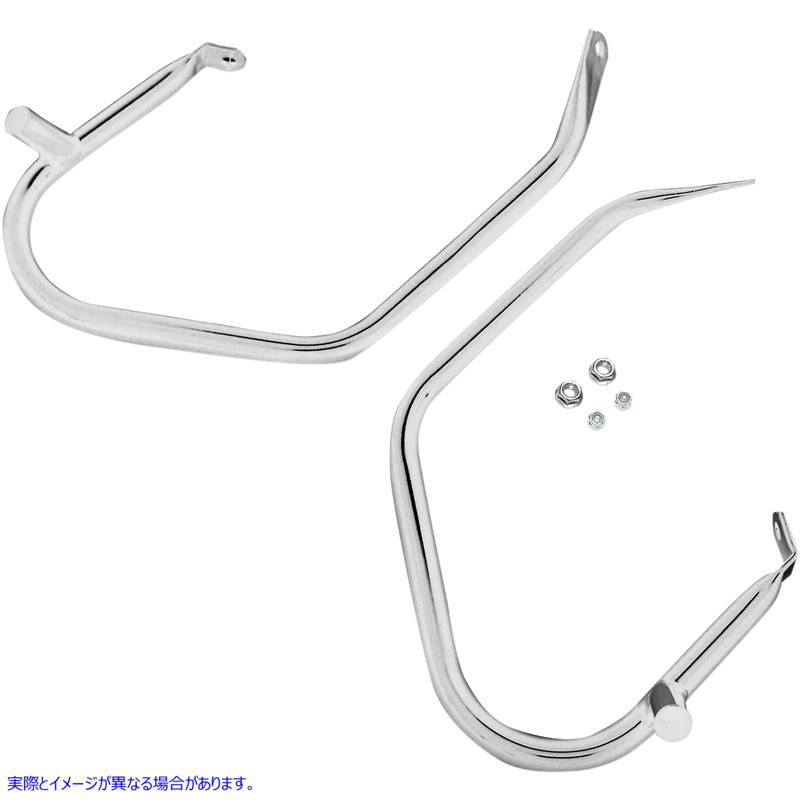 取寄せ サドルバッグガード - クローム ドラッグスペシャリティーズ Saddlebag Guard - Chrome 0505-1563 05051563
