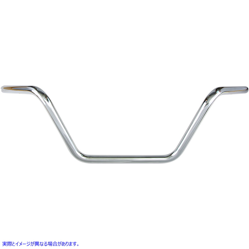 取寄せ ハンドルバー - バックホーン ミッド - TBW - クローム ドラッグスペシャリティーズ Handlebar - Buckhorn Mid - TBW - Chrome 0601-4182 06014182