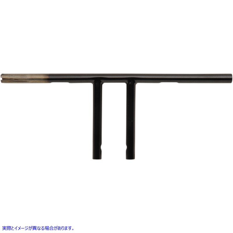 取寄せ ハンドルバー - Tバー - ディンプル加工 - 8インチ - ブラック ドラッグスペシャリティーズ Handlebar - T-Bar - Dimpled - 8 - Black 0601-4219 06014219