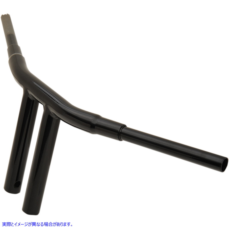 取寄せ ハンドルバー - 「ビッグ」バッファロー - チョッパーTバー - 10インチ - グロスブラック ドラッグスペシャリティーズ Handlebar - Big Buffalo - Chopper T-Bar - 10 - Gloss Black 0601-4316 06014316