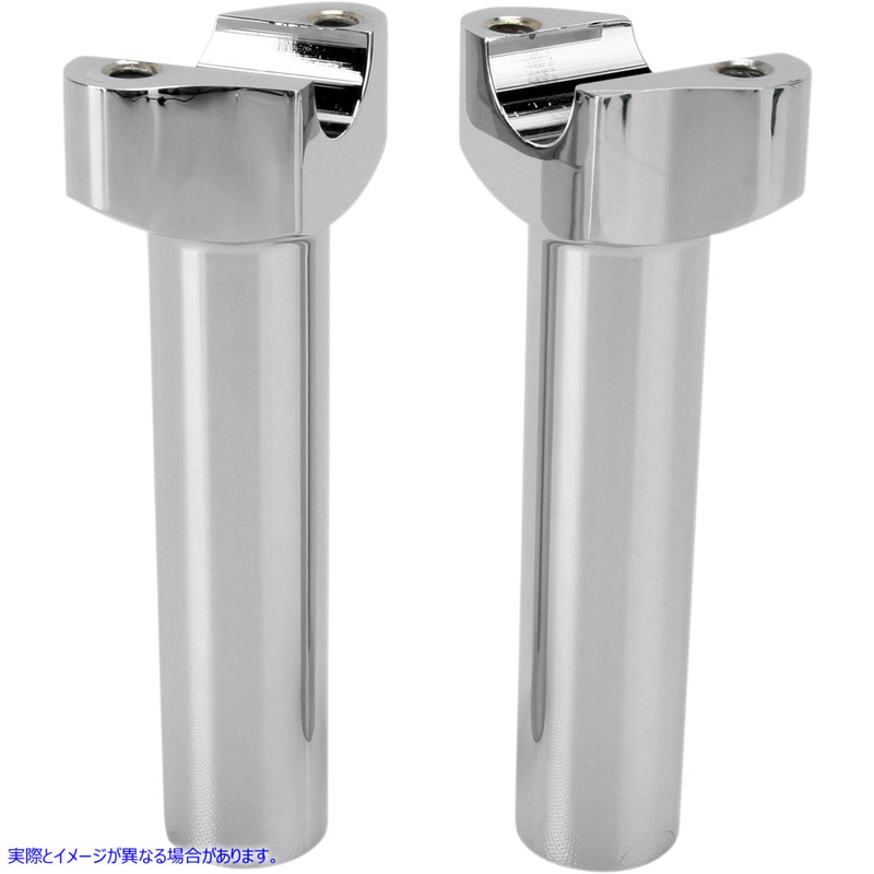 取寄せ ライザー - ストレート - 5-1/2インチ - クローム ドラッグスペシャリティーズ Risers - Straight - 5-1/2 - Chrome 0602-0400 06020400