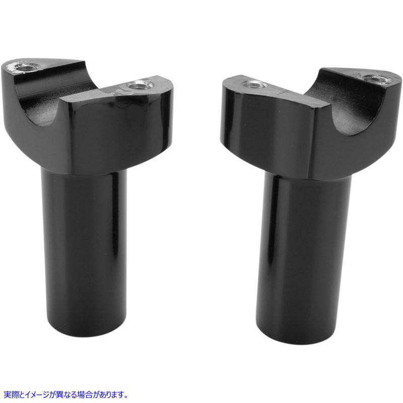 取寄せ ライザー - ストレート - 3-1/2インチ - ブラック ドラッグスペシャリティーズ Risers - Straight - 3-1/2 - Black 0602-0404 06020404