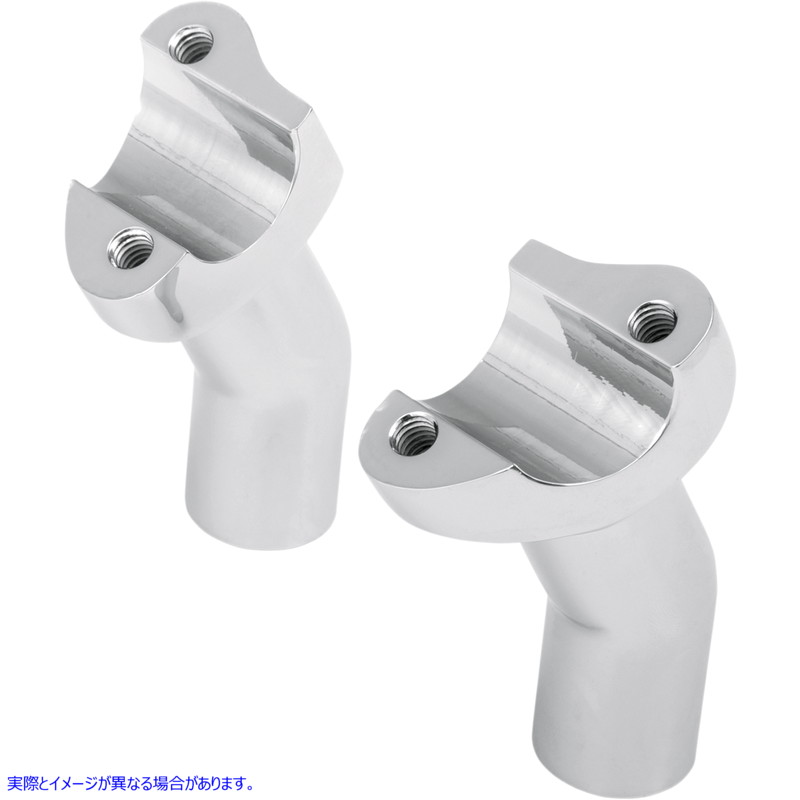 取寄せ ライザー - プルバック - 3-1/2インチ - クローム ドラッグスペシャリティーズ Risers - Pullback - 3-1/2 - Chrome 0602-0408 06020408