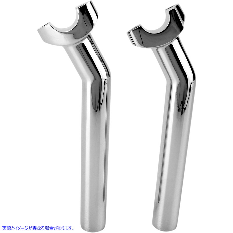 取寄せ ライザー - プルバック - 8-1/2インチ - クローム ドラッグスペシャリティーズ Risers - Pullback - 8-1/2 - Chrome 0602-0412 06020412