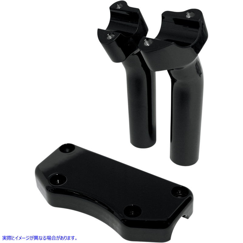 取寄せ ライザー - 5-1/2インチ - バッファロー - トップ - ブラック ドラッグスペシャリティーズ Risers - 5-1/2 - Buffalo - Top - Black 0602-0591 06020591