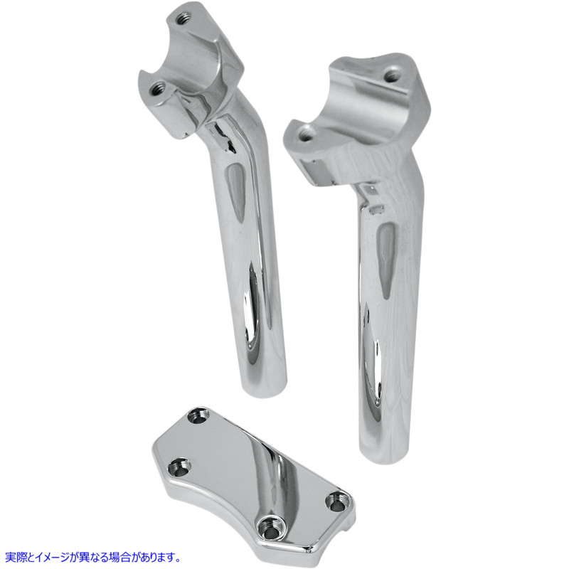 取寄せ ライザー - 9-1/2インチ - バッファロー - トップ - クローム ドラッグスペシャリティーズ Risers - 9-1/2 - Buffalo - Top - Chrome 0602-0594 06020594