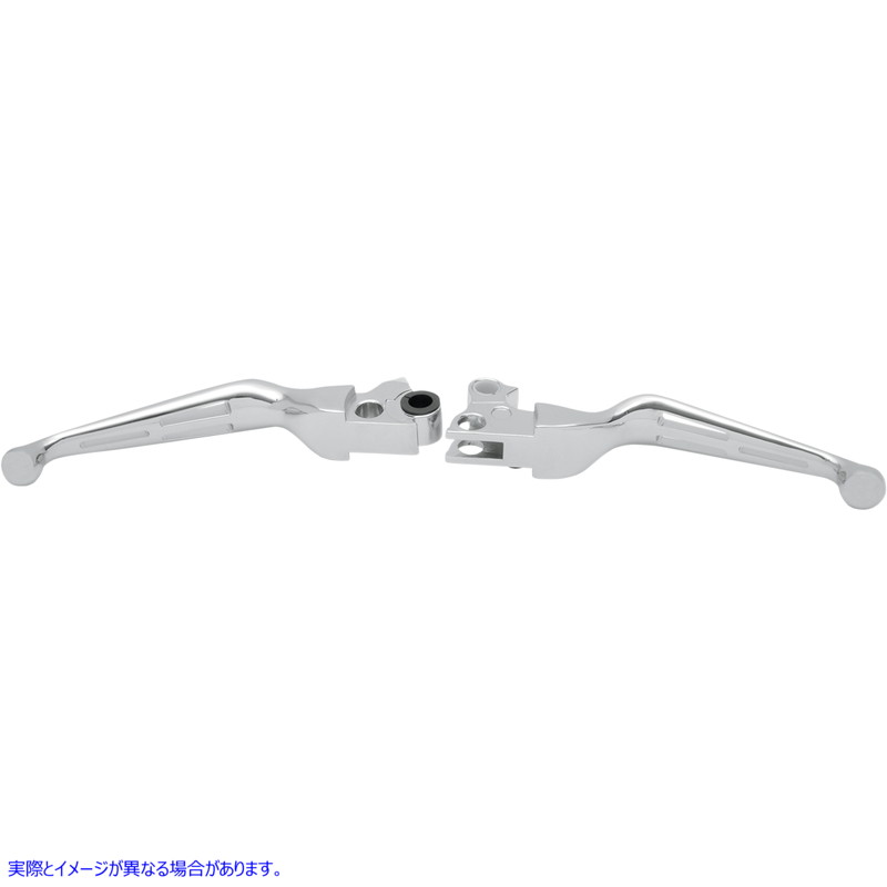 取寄せ レバー - スロット - クローム ドラッグスペシャリティーズ Levers - Slotted - Chrome 0610-0141 06100141