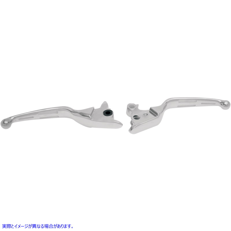 取寄せ レバー - スロット - クローム ドラッグスペシャリティーズ Levers - Slotted - Chrome 0610-0220 06100220