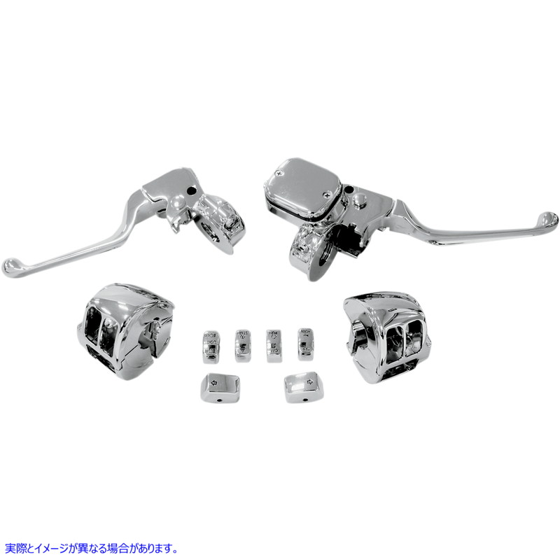 取寄せ メカニカルクラッチ付きのハンドルバーコントロールキット ドラッグスペシャリティーズ Handlebar Controls - '11 - '17 Dyna/Softail 0610-0533 06100533