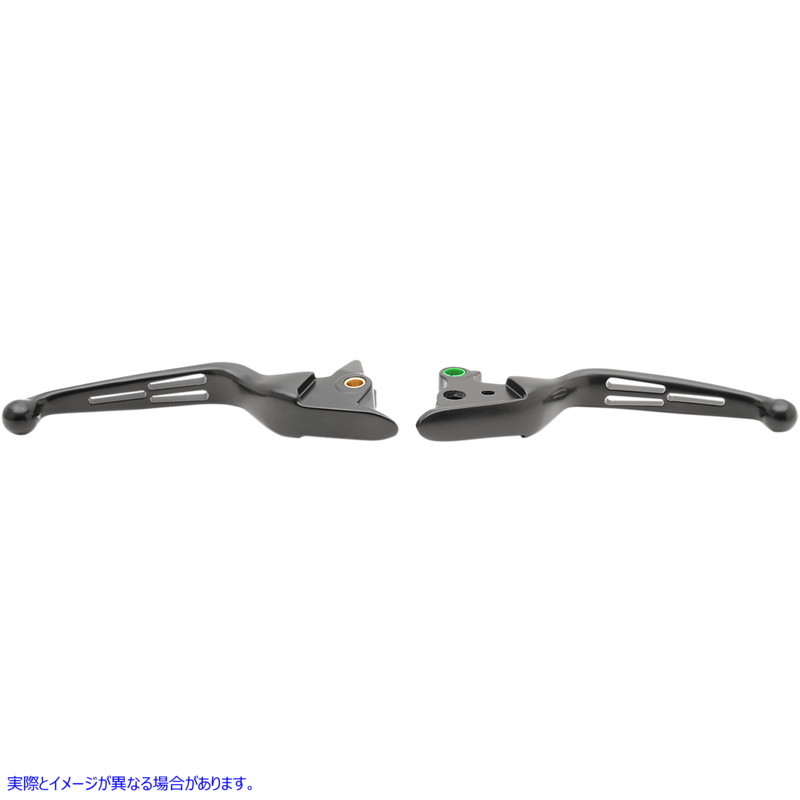 取寄せ レバー - スロット - ブラック ドラッグスペシャリティーズ Levers - Slotted - Black 0610-1685 06101685