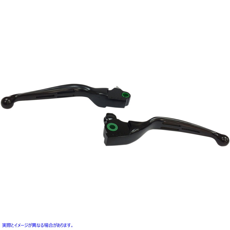 取寄せ レバー - スロット - ブラック ドラッグスペシャリティーズ Levers - Slotted - Black 0610-1981 06101981