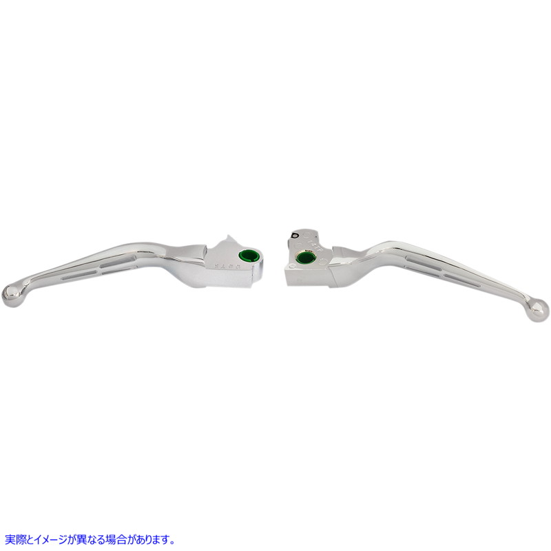 取寄せ レバー - スロット - クローム ドラッグスペシャリティーズ Levers - Slotted - Chrome 0610-1984 06101984