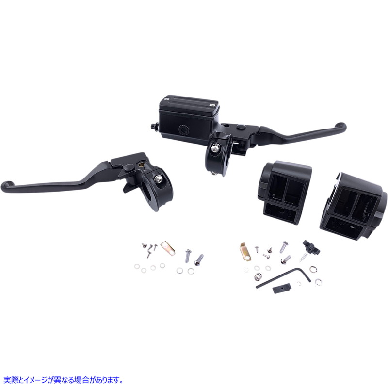 取寄せ ハンドルバーコントロール - 5/8インチマスターシリンダー - ブラック ドラッグスペシャリティーズ Handlebar Controls - 5/8 Master Cylinder - Black 0610-2147 06102147