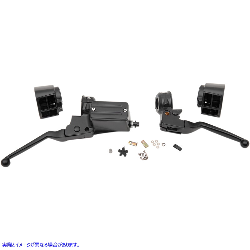 取寄せ ハンドルバーコントロール - 11/16インチマスターシリンダー - ブラック ドラッグスペシャリティーズ Handlebar Controls - 11/16 Master Cylinder - Black 0610-2148 06102148