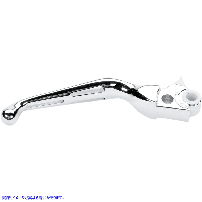 取寄せ ブレーキレバー - ワイドブレード - スロット付き - クローム ドラッグスペシャリティーズ Brake Lever - Wide Blade - Slotted - Chrome 0613-0026 06130026