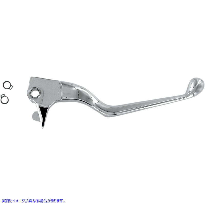 取寄せ ブレーキレバー - ワイドブレード - クローム ドラッグスペシャリティーズ Brake Lever - Wide Blade - Chrome 0613-0202 06130202