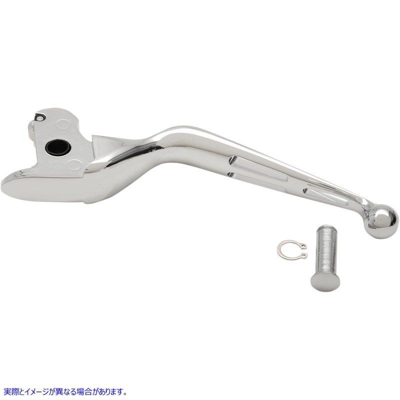 取寄せ クラッチレバー - ワイドブレード - スロット付き - クローム ドラッグスペシャリティーズ Clutch Lever - Wide Blade - Slotted - Chrome 0613-0942 06130942