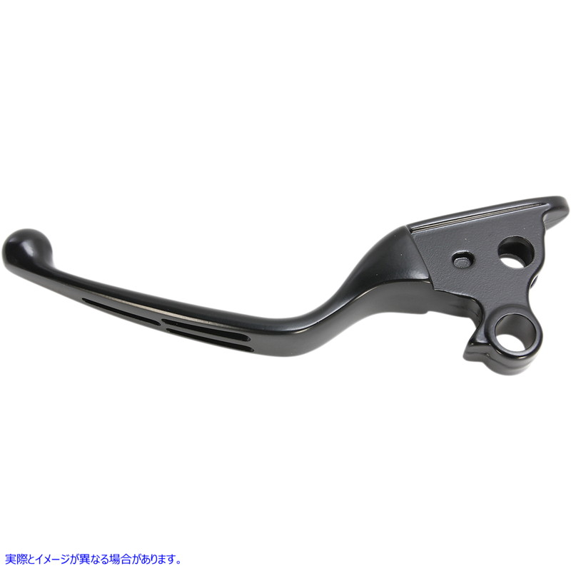 取寄せ クラッチレバー - ワイドブレード - スロット付き - ブラック ドラッグスペシャリティーズ Clutch Lever - Wide Blade - Slotted - Black 0613-1285 06131285