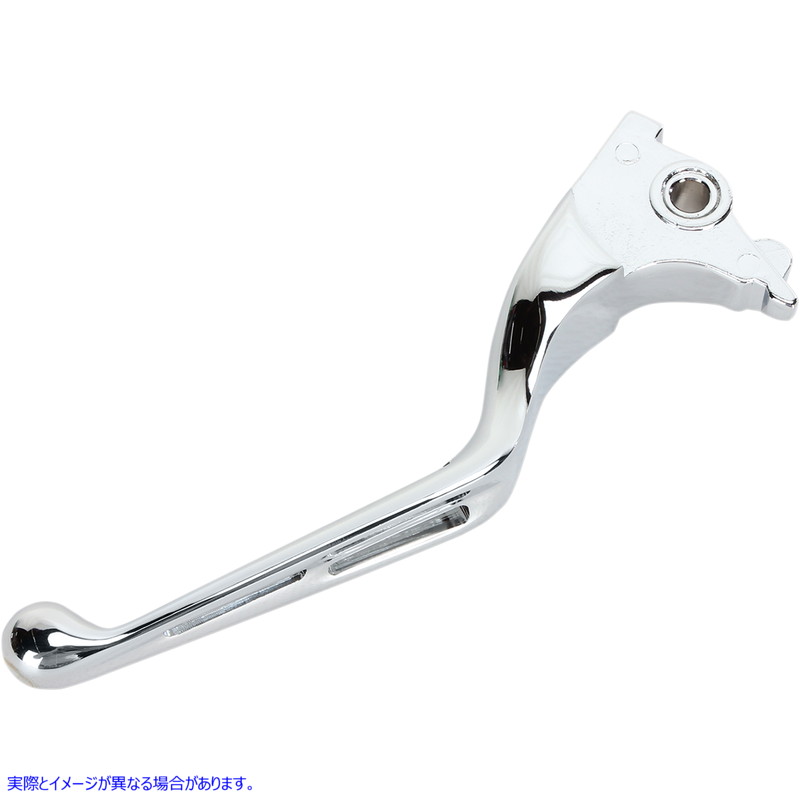 取寄せ ブレーキレバー - ワイドブレード - スロット付き - クローム ドラッグスペシャリティーズ Brake Lever - Wide Blade - Slotted - Chrome 0614-0811 06140811