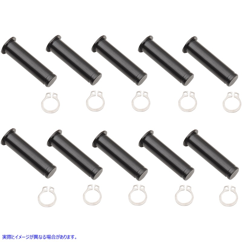 取寄せ ピボットピン - レバー - 10個パック - ブラック ドラッグスペシャリティーズ Pivot Pins - Lever - 10 Pack - Black 0617-0196 06170196