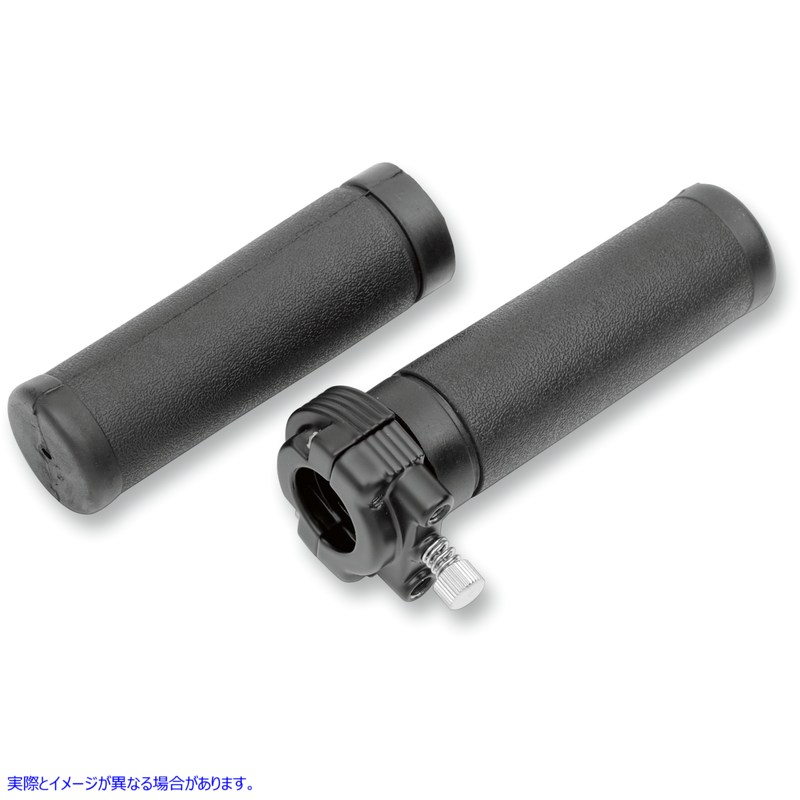 取寄せ スロットルアセンブリ - デュアルケーブル - ブラック ドラッグスペシャリティーズ Throttle Assembly - Dual Cable - Black 0632-0545 06320545
